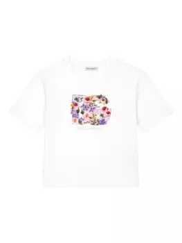 Dolce & Gabbana футболка с принтом Flower Power, белый
