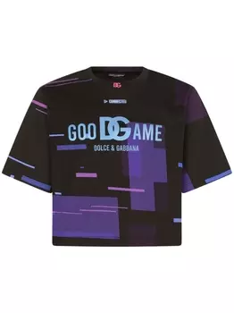 Dolce & Gabbana футболка с принтом gooDGame, черный