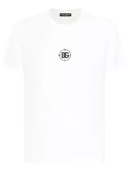 Dolce & Gabbana футболка с принтом Marina, белый