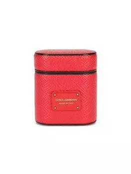 Dolce & Gabbana футляр для AirPods с логотипом, красный