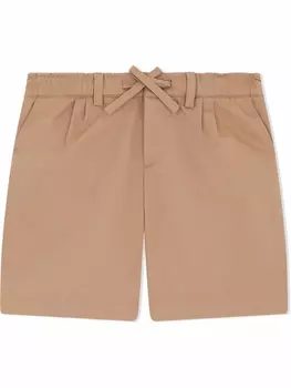 Dolce & Gabbana габардиновые шорты с кулиской, нейтральный цвет