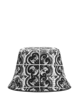 Dolce & Gabbana хлопковая панама, черный