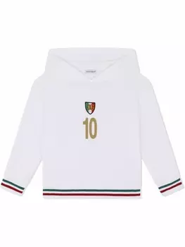Dolce & Gabbana худи с логотипом, белый