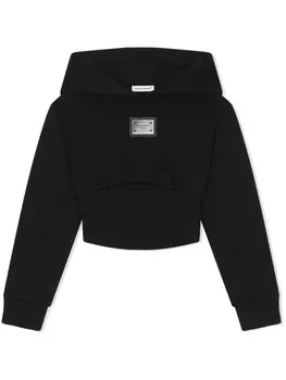 Dolce & Gabbana худи с логотипом, черный