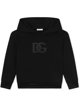 Dolce & Gabbana худи с логотипом, черный