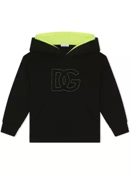 Dolce & Gabbana худи с логотипом, черный