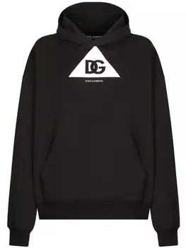 Dolce & Gabbana худи с логотипом, черный