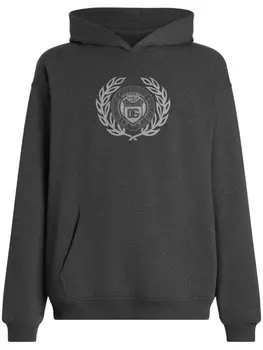 Dolce & Gabbana худи с логотипом, серый