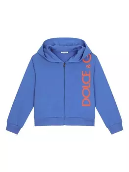 Dolce & Gabbana худи с логотипом, синий