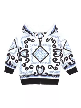 Dolce & Gabbana худи с принтом Marina, белый
