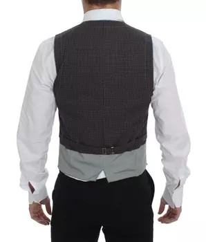 Dolce & Gabbana Элегантное хлопковое платье, серый