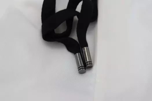 Dolce & Gabbana Элегантные хлопковые мужские брюки-джоггеры, белый