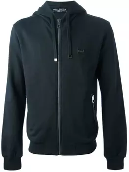 Dolce & Gabbana кардиган с капюшоном, синий