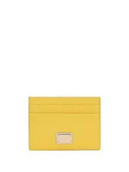 Dolce & Gabbana картхолдер Dauphine с логотипом, желтый