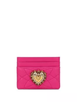 Dolce & Gabbana картхолдер Devotion, розовый