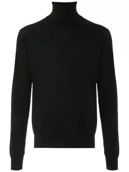 Dolce & Gabbana кашемировый джемпер с высоким воротником, черный