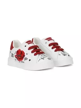 Dolce & Gabbana кеды First Steps Portofino Light, белый