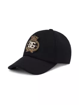 Dolce & Gabbana кепка DG Sailor с нашивкой-логотипом, синий