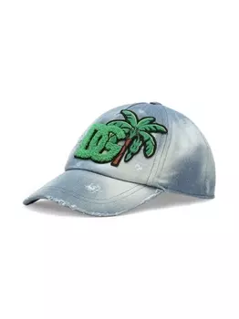 Dolce & Gabbana кепка с вышитым логотипом, синий