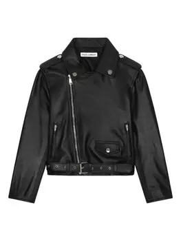 Dolce & Gabbana Kids байкерская куртка, черный