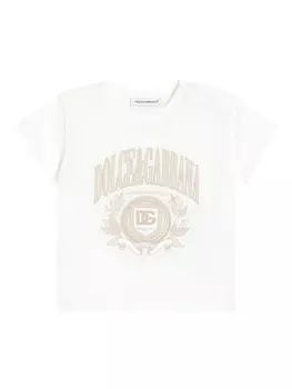 Dolce & Gabbana Kids базовая футболка, белый