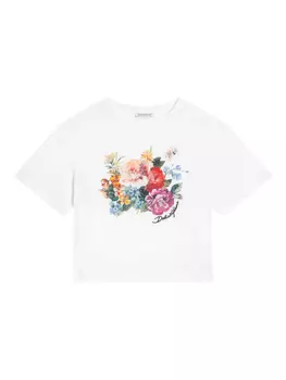 Dolce & Gabbana Kids базовая футболка, белый