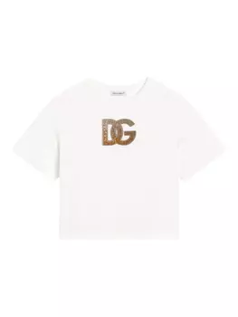 Dolce & Gabbana Kids базовая футболка, белый
