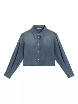 Dolce & Gabbana Kids джинсовая рубашка, синий