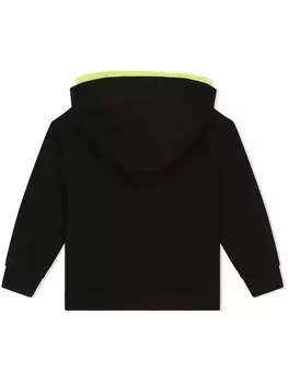 Dolce & Gabbana Kids худи с логотипом, черный
