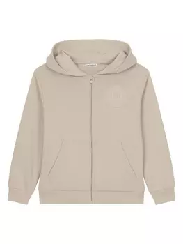 Dolce & Gabbana Kids худи с логотипом, нейтральный цвет