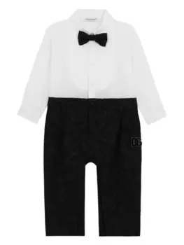 Dolce & Gabbana Kids комплект из рубашки и брюк, черный