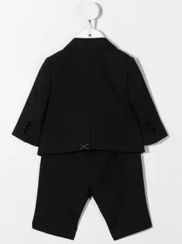 Dolce & Gabbana Kids костюм с однобортным пиджаком, черный