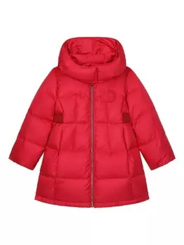 Dolce & Gabbana Kids куртка с логотипом DG, розовый