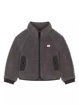 Dolce & Gabbana Kids куртка с логотипом, серый