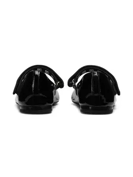 Dolce & Gabbana Kids лакированные мюли с логотипом DG, черный