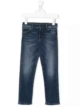 Dolce & Gabbana Kids облегающие джинсы, синий
