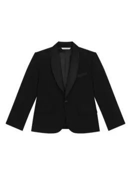Dolce & Gabbana Kids однобортный блейзер, черный