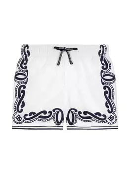 Dolce & Gabbana Kids ромпер Bandana, белый