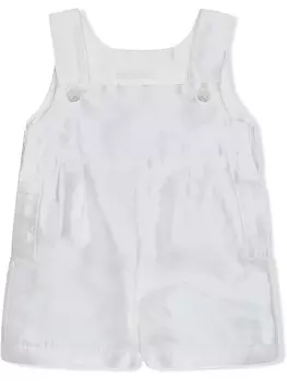 Dolce & Gabbana Kids ромпер с квадратным вырезом, белый