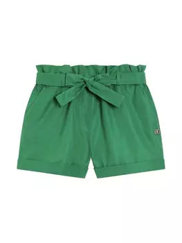 Dolce & Gabbana Kids шорты с поясом, зеленый