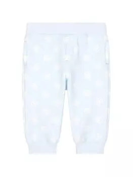 Dolce & Gabbana Kids спортивные брюки с логотипом, синий