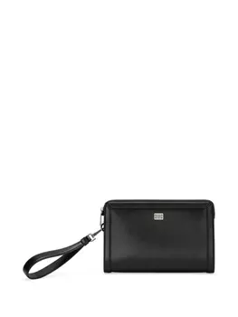 Dolce & Gabbana клатч с логотипом, черный