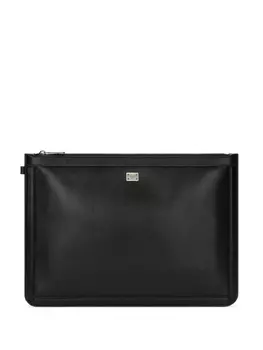 Dolce & Gabbana клатч с логотипом, черный