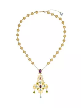 Dolce & Gabbana колье из желтого золота с подвеской, золотой