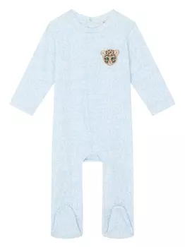 Dolce & Gabbana комбинезон с логотипом, синий