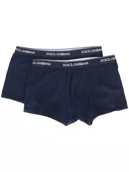 Dolce & Gabbana комплект из двух боксеров, синий