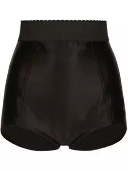 Dolce & Gabbana короткие шорты с завышенной талией, черный
