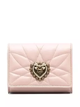 Dolce & Gabbana кошелек Devotion с логотипом, розовый