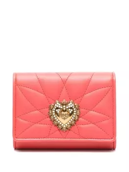 Dolce & Gabbana кошелек с декором Sacred Heart, красный