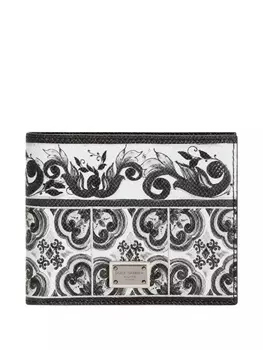 Dolce & Gabbana кошелек с графичным принтом, черный
